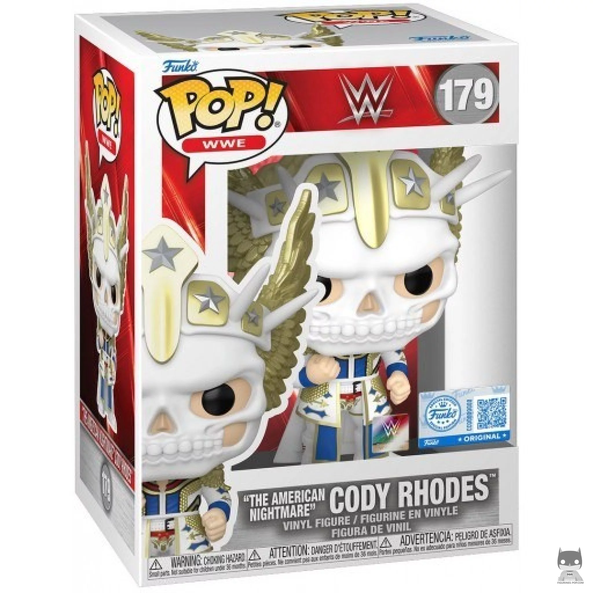 Figurine Funko POP "The American Nightmare" Cody Rhodes (Masqué) avec boîte