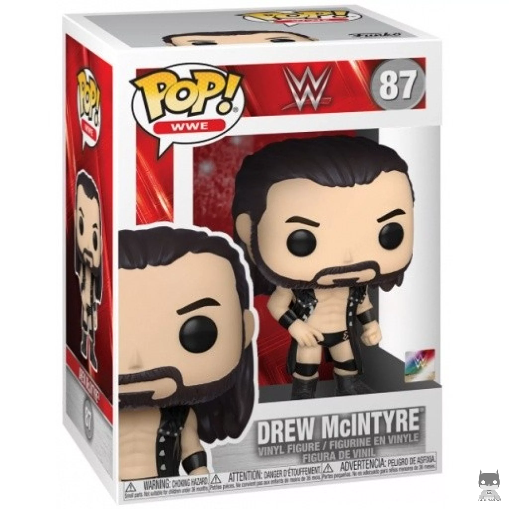Figurine Funko POP Drew McIntyre avec boîte