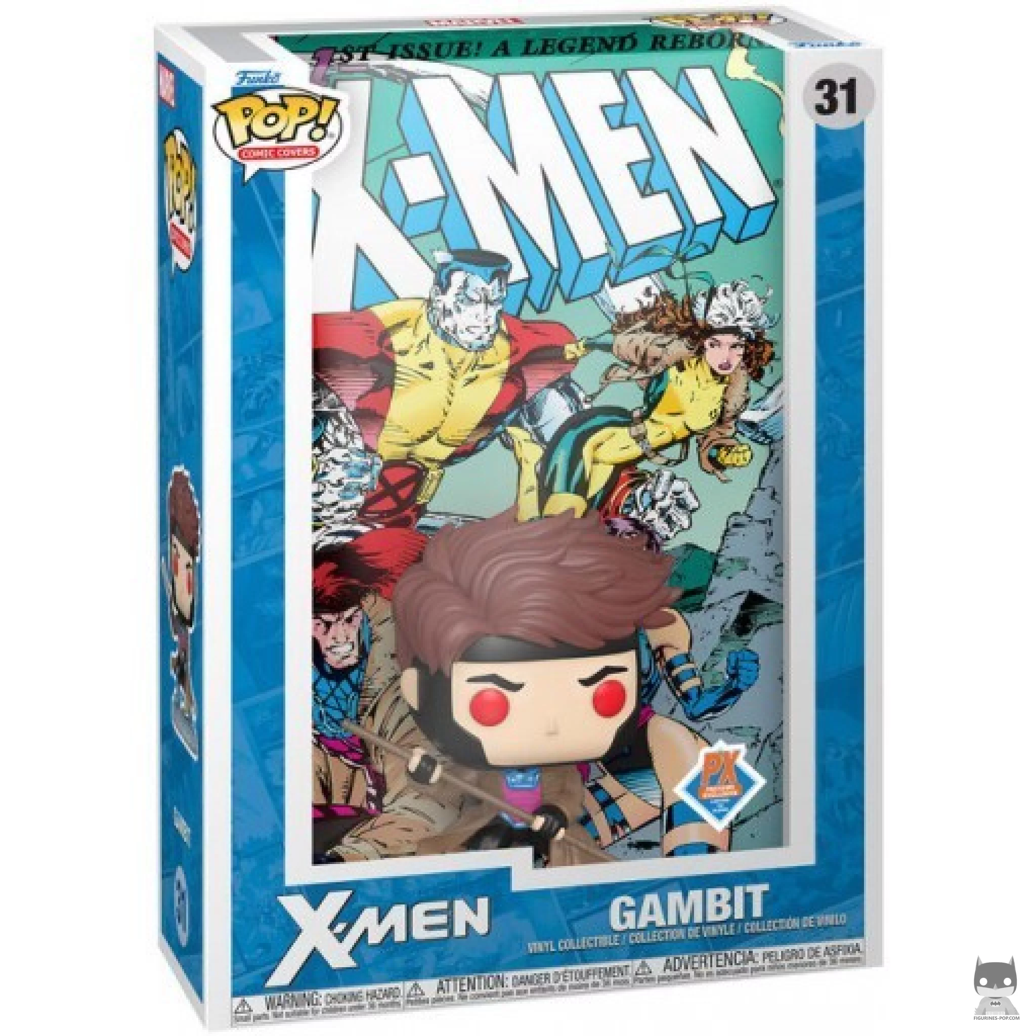 Figurine Funko POP Gambit (Comic Cover X-Men #1 1991) avec boîte