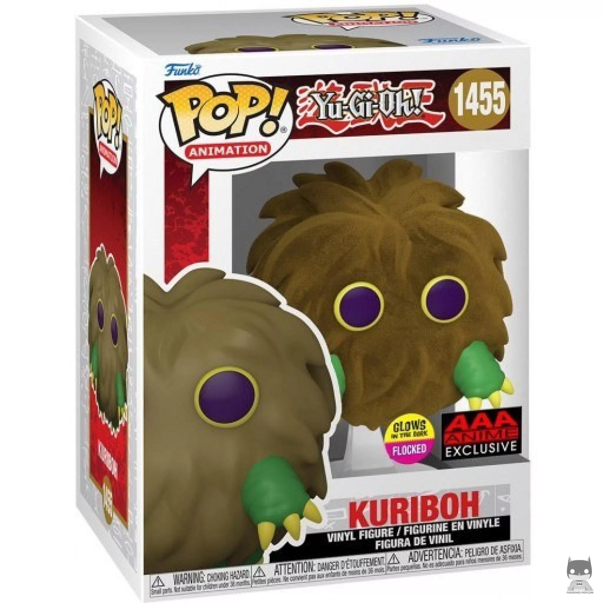 Figurine Funko POP Kuriboh (Flocked & Glow in the Dark) avec boîte