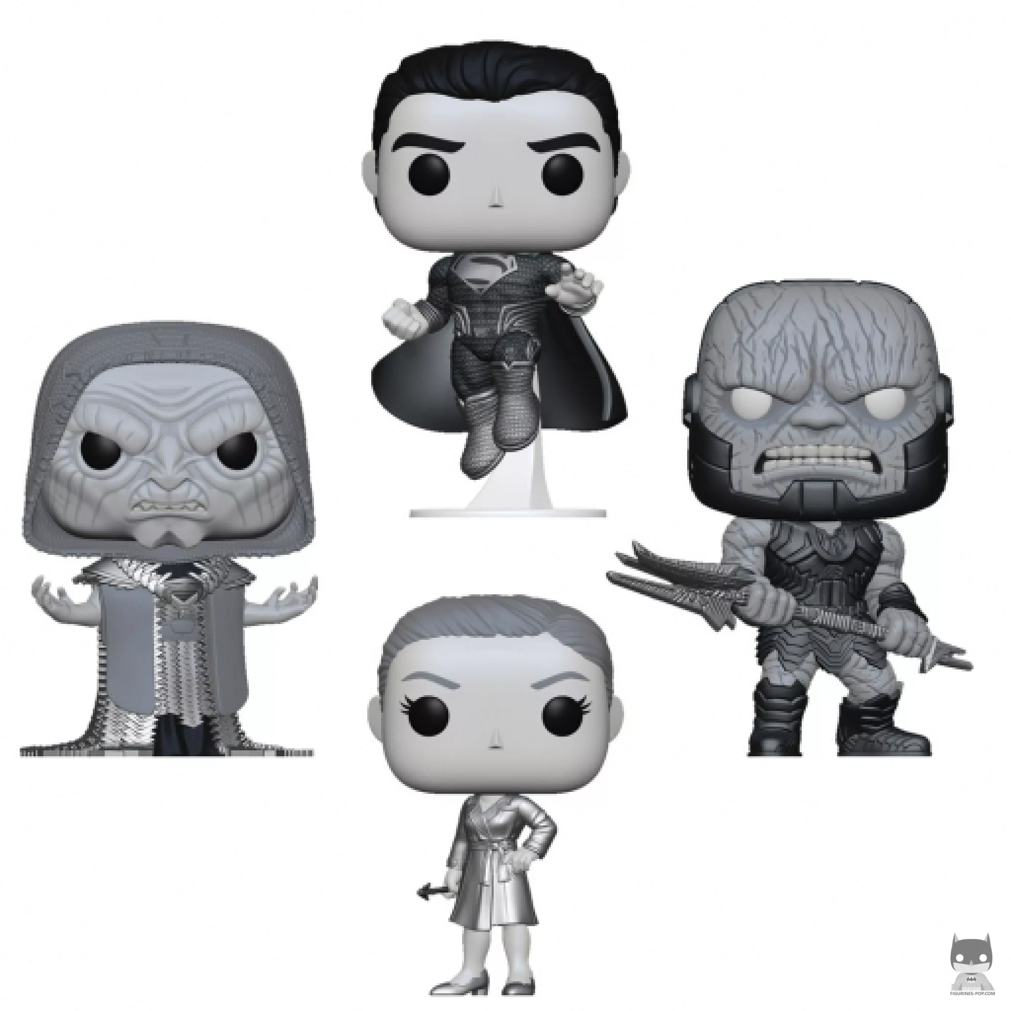 Figurine Funko POP Superman, Diana Prince, Desaad & Darkseid (Zack Snyder's Justice League)