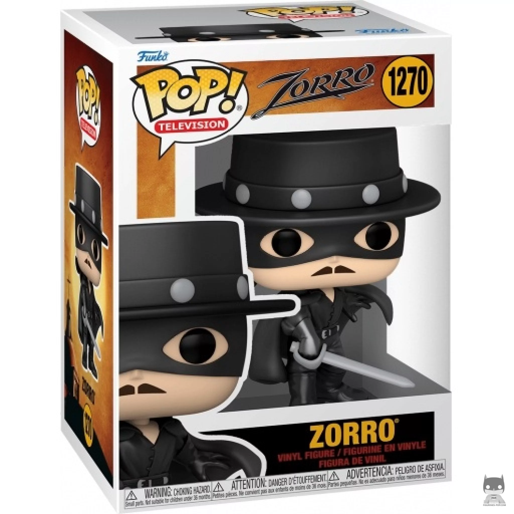 Figurine Funko POP Zorro avec boîte