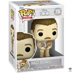 Walt Disney avec Dumbo & Timothy