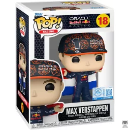 Max Verstappen avec le drapeau néerlandais