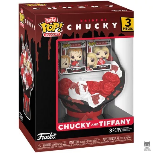 Figurine Funko POP Bouquet Chucky & Tiffany (Saint-Valentin) (Multipack)