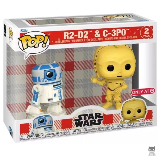 Figurine Funko POP R2-D2 & C-3Po (Retro Reimagined) (100 ans de Disney)