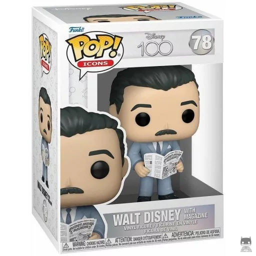 Figurine Funko POP Walt Disney avec magazine (Pop! Vinyl)