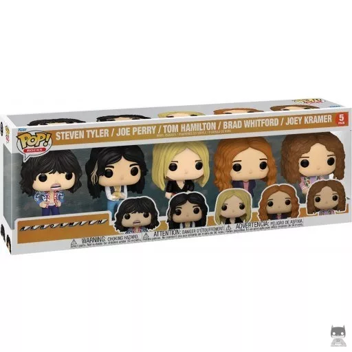 Figurine Funko POP Steven Tyler, Joe Perry, Tom Hamilton, Brad Whitford & Joey Kramer (Aerosmith)