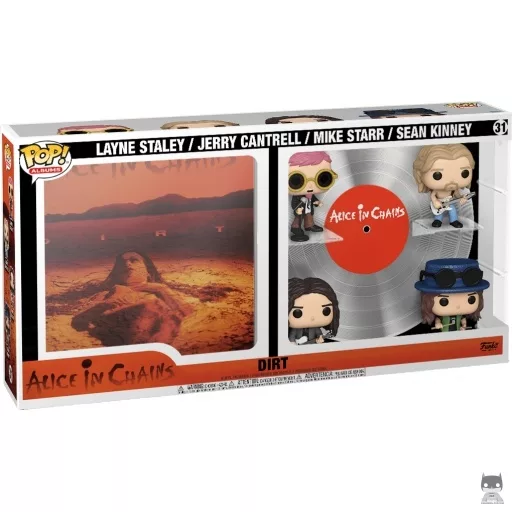 Figurine Funko POP Alice in Chains : Dirt (Layne Staley, Jerry Cantrell, Mike Starr & Sean Kinney) (Multipack)