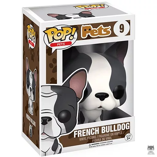 Figurine Funko POP Bouledogue Français (Blanc) (Pop! Vinyl)