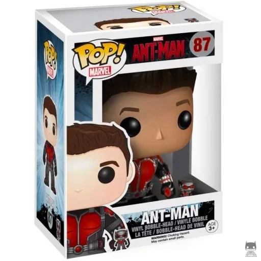 Figurine Funko POP Ant-Man (sans masque) (Pop! Vinyl)