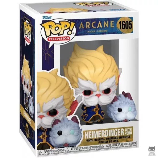 Figurine Funko POP Heimerdinger avec Poro (Arcane)