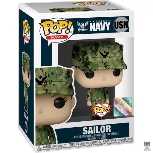 Figurine Funko POP Marin de la Navy Américaine Femme (Caucasien) (Armée USA)