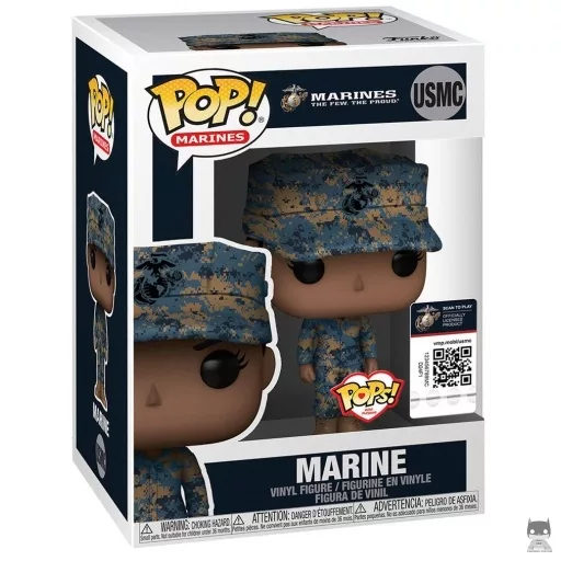 Figurine Funko POP Marine Femme (Afro-Américain) (With Purpose)