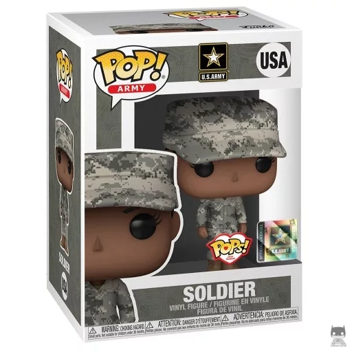 Figurine Funko POP Soldat Femme (Afro-Américain) (With Purpose)