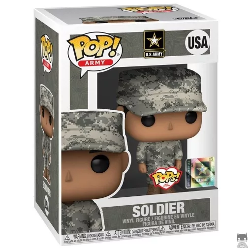 Figurine Funko POP Soldat Homme (Hispanique) (With Purpose)
