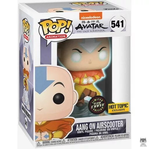 Figurine Funko POP Aang sur Airscooter (Chase) (Avatar : le dernier maître de l'air)