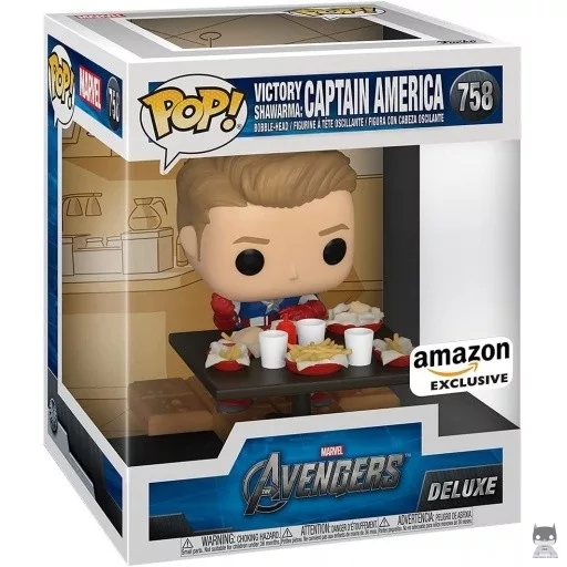Figurine Funko POP Victory Shawarma : Captain America (Avengers)
