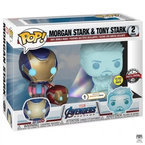 Figurine Funko POP Morgan Stark & Tony Stark (Avengers : Endgame)