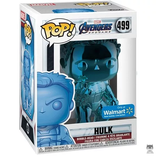 Figurine Funko POP Hulk (Bleu & Chrome) (Walmart)