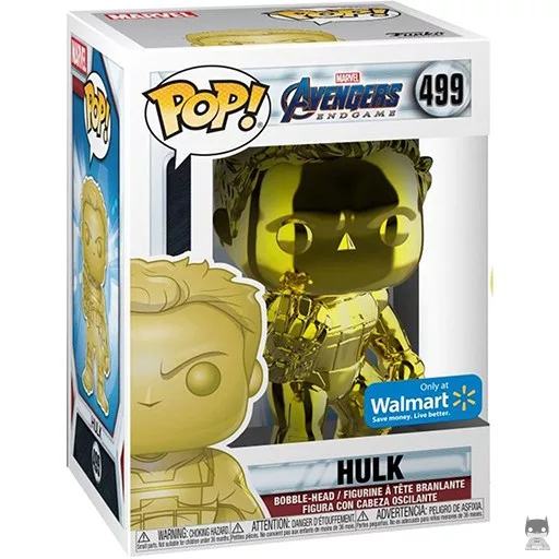 Figurine Funko POP Hulk (Jaune & Chrome) (Color variant)