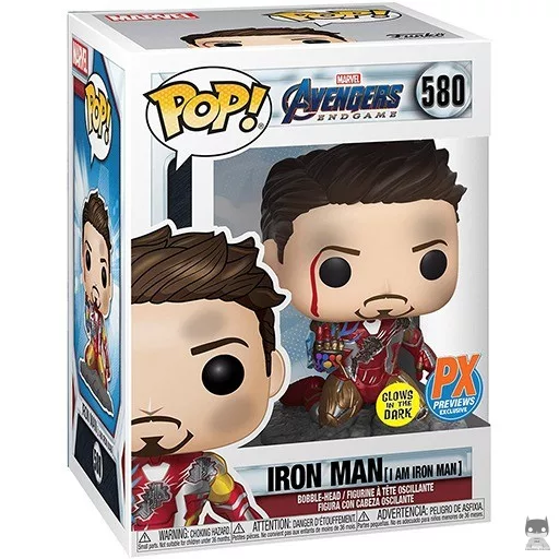 Figurine Funko POP Iron Man (I Am Iron Man) (Metallic) (Previews PX)