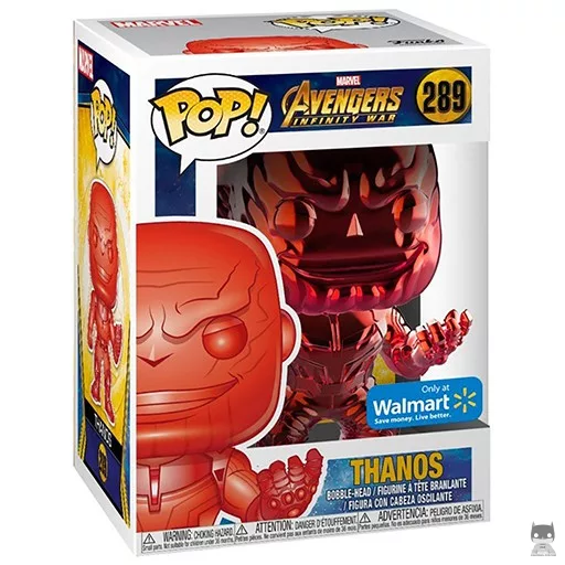 Figurine Funko POP Thanos (Rouge & Chrome) (Walmart)