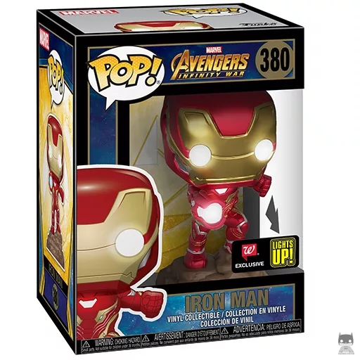 Figurine Funko POP Iron Man (avec Lumières) (Avengers : Infinity War)