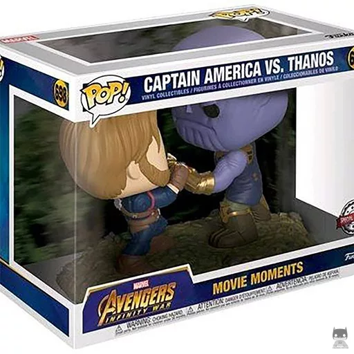 Figurine Funko POP Captain America vs Thanos (Hot Topic)