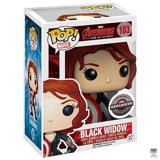 Figurine Funko POP Black Widow (avec Bouclier) (Exclusive)