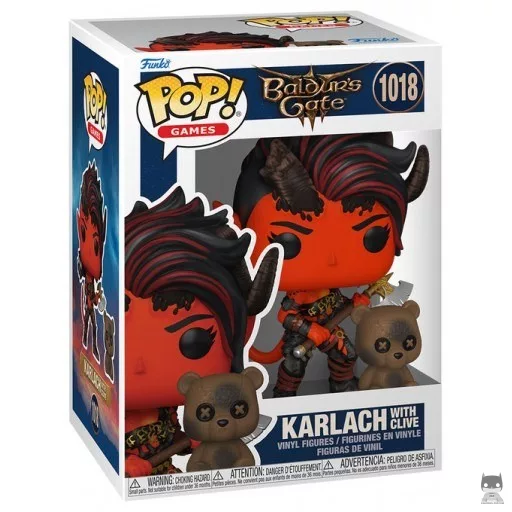 Figurine Funko POP Karlach avec Clive (Baldur's Gate)