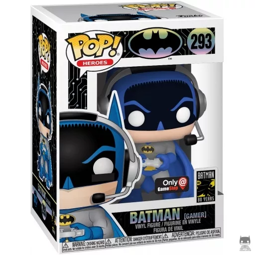 Figurine Funko POP Batman Gamer (GameStop)