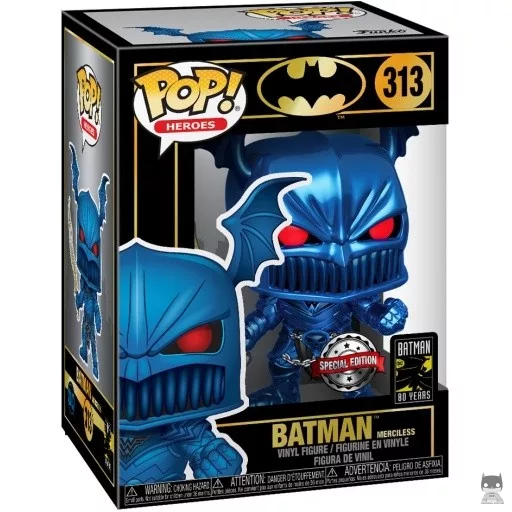 Figurine Funko POP Batman the Merciless (Bleu & Metallic) (Color variant)