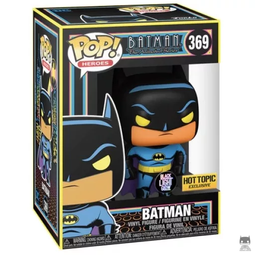 Figurine Funko POP Batman (Black Light Glow) (Hot Topic)