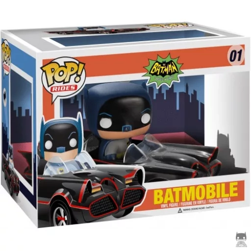 Figurine Funko POP Batman avec Batmobile (Pop! Vinyl)