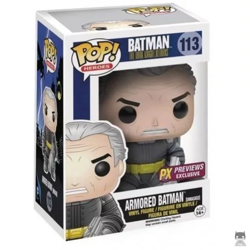 Figurine Funko POP Batman avec Armure sans Masque (Batman : The Dark Knight Returns)