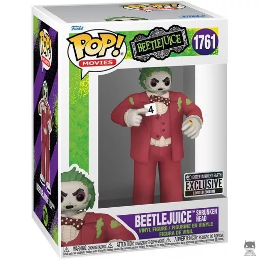 Figurine Funko POP Beetlejuice Tête Réduite (Beetlejuice)