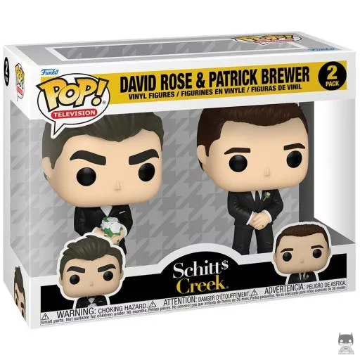 Figurine Funko POP David Rose & Patrick Brewer (Mariage) (Multipack)