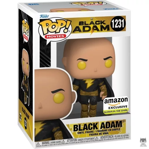 Figurine Funko POP Black Adam (Glow in the Dark) (Amazon)