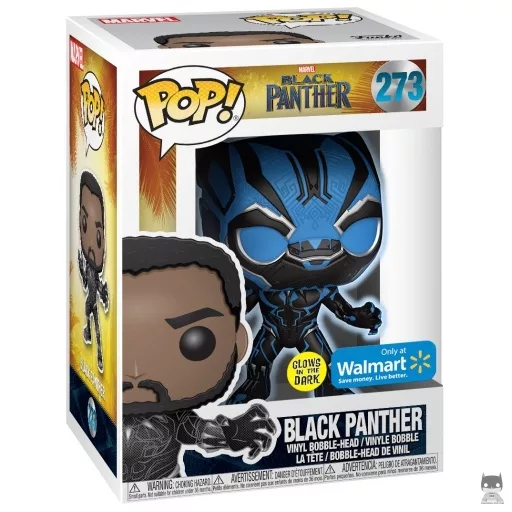 Figurine Funko POP Black Panther (Bleu) (Walmart)