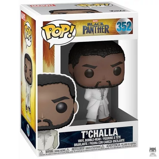 Figurine Funko POP T'Challa (Blanc) (Color variant)