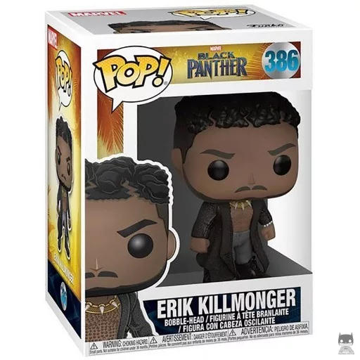 Figurine Funko POP Erik Killmonger avec Cicatrices (Roi Killmonger)
