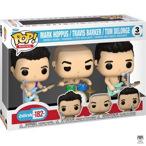 Figurine Funko POP Mark Hoppus , Travis Barker & Tom Delonge (Pop! Vinyl)