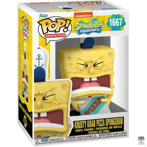 Figurine Funko POP Bob L'Eponge Pizza Crabe Croustillant (Bob l'Eponge)