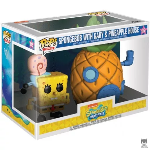 Figurine Funko POP Bob l'Eponge avec Gary & Maison Ananas (Bob l'Eponge)