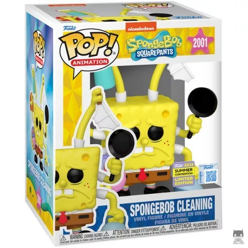 Figurine Funko POP Bob l'Éponge Nettoie (Bob l'Eponge)