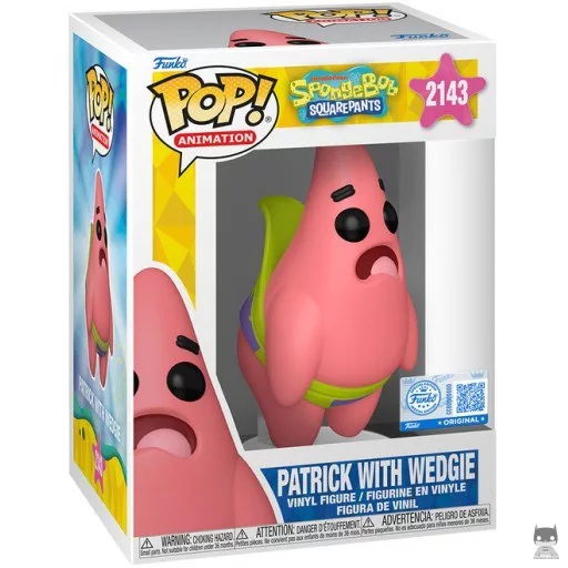 Figurine Funko POP Patrick (Short remonté dans fes Fesses) (Bob l'Eponge)