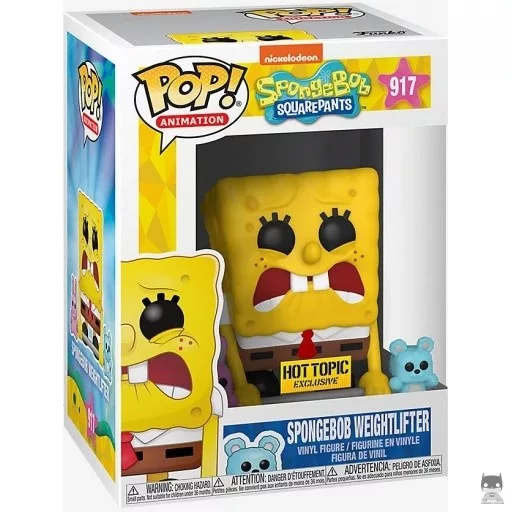 Figurine Funko POP Bob l'Eponge Haltérophile (Bob l'Eponge)