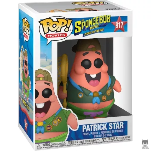 Figurine Funko POP Patrick l'Etoile de Mer (Bob l'Eponge, le film : Eponge en eaux troubles)