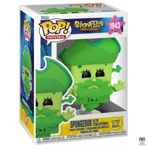 Figurine Funko POP Bob l'Éponge (Glow in the Dark) (Bob l'Eponge, le film : Un pour tous, tous pirates !)